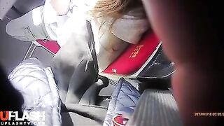 Schlong In Teens Face On Bus