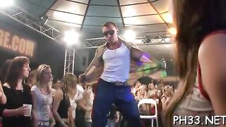 Wild bang allover the night club - movie scene 61
