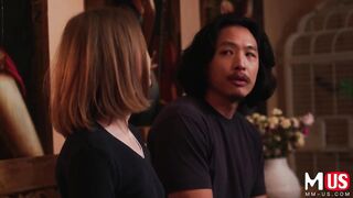 Claire Roos is a tiny titted teen who likes to have sex early in the morning