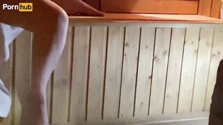 It's better not to take your wife with you to the sauna