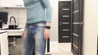 A plumber came to a young family of perverts