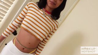 Teen chick Alicia Reign gets screwed hard on first date with random guy