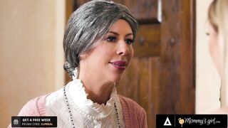 MOMMYSGIRL Alexis Fawx Fakes Being An Old Maid To Secretly Fuck With Her Stepdaughter