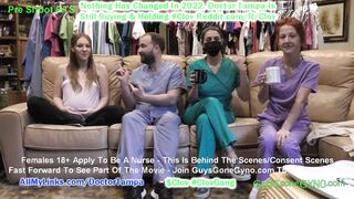 Teen Hunk Maverick Williams Is Groped & Humiliated By Obscene Dermatologists Doctor Nova Maverick & Nurse Stacy Shepard During Routine Dermatology Exam At GuysGoneGyno.com