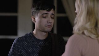 Ravishing golden-haired woman had sex with her son in law the other day and enjoying it