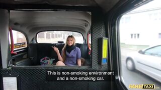 Fake Taxi Tina Princess gets her soaked pussy slammed by a giant taxi drivers penis