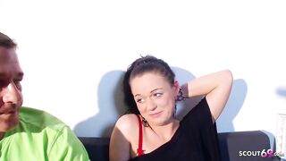 SCOUT69 - Cuckold Husband Join in first Hunk+Hunk+Female 3-Some with own German Wife