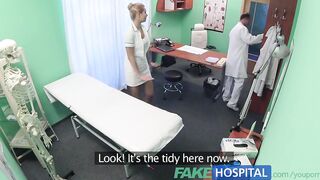 FakeHospital Hawt nurse gets creampied by doctor (George Uhl)