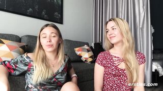 Hawt Playgirl Selvaggia Spoils Golden-Haired Angel Alecia With Hot Lesbian Fun