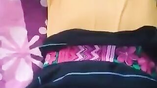 Cut chapina ready to be penetrated