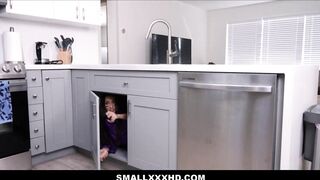 Tiny Brunette hair Hair Teen Step Daughter Family Banged By Big Dong Step Dad - Freya von Doom