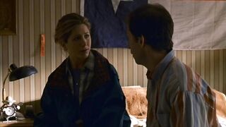 A creepy ally of Jennifer Aniston's spouse blackmails her in sex