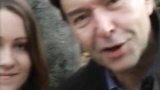 Hungarian gal teeny chicken bangs 1st time in front of camera Hungarian gal Chicken is screwing 1st time in front of camera