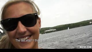 Excited Blond Czech Sweetheart is Paid Money from some Eager Public Sex