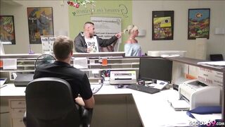 SCOUT69 - German doctor tempt teen and boyfriend to bang in hospital