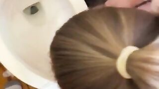 Holding boyfriends jock while this chab pees:)