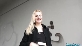PublicAgent - Stairwell Orgasms for Russian Blonde (Afina Kisser)