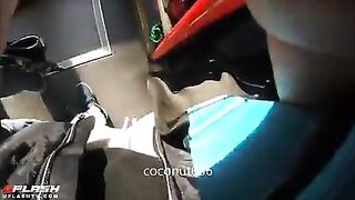 Reupload - Bus Dick Flash In Her Face 1