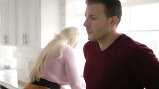 Lustful golden-haired aged with big, firm boobs, Alura Jenson is having hardcore sex with her ex