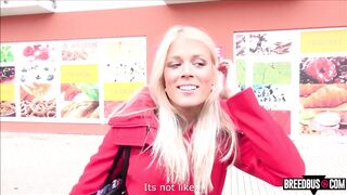 Babe gets a ride and cock on the bus!