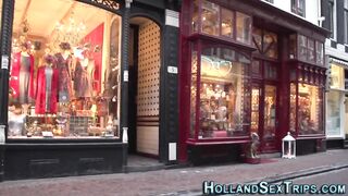 Dutch wench cum sprayed - video 2