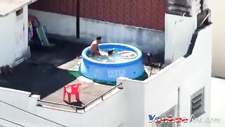 Hidden web camera screwing on the roof