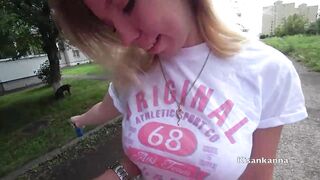 Passionate golden-haired with big boobs, Kisankanna is moaning from joy while getting drilled very hard