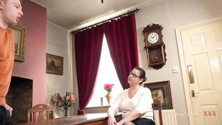 AuntJudysXXX - Busty Mature Boss Lady Eva Jayne makes a Naughty Deal with her Employee