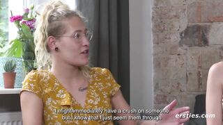 Hawt Amateur Foursome Play a Game In Advance Of Having Hot Lesbian Sex With Toys