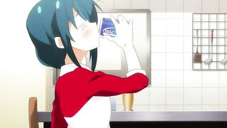 Slutty cartoon babe is moaning while having hardcore sex with a stud whose knob is giant