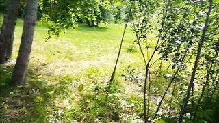 Public Three-some at the Сity Park: Stranger Joined a Oral-sex