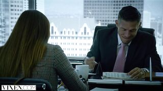 VIXEN Intern Gets Dominated by her Father's Business Partner and Likes it