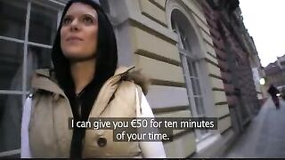 Rebecca has breathtaking blue eyes and a constricted snatch