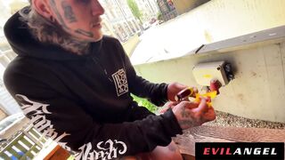 Inked Punk Whores Have Bizarre Anal Gaping Foursome - EvilAngel - Misha Maver, Eden Ivy, Sasha Beart