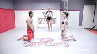 Lydia Black Anal Sex Pounding After Mixed Wrestling Match Vs Bently Layne