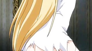 Golden-Haired futagirl ducked hard by monster