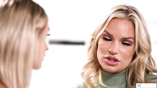 Busty MILF Stepmom seduced by lapdance