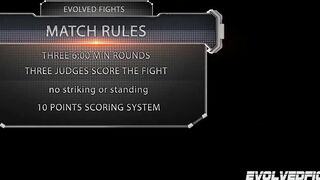 Vanessa Vega vs Marcelo - Will This Chab Lose And Get Pegged? Hot Nude Wrestling Match