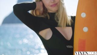 Vixen: Dream beauties Agatha, Freya & Lika ardent foursome on PornHD