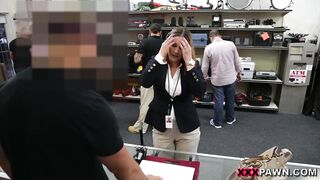 Foxy Business Lady Gets Drilled!