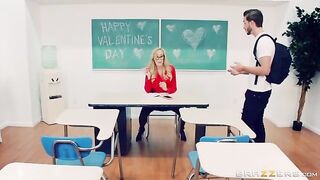 Nasty Teacher Brandi Love bangs her student - Brazzers