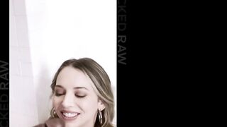 Lily Larimar is a charming blonde hottie with petite tits who likes to have interracial threesomes