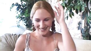 Big black cock rips tight bang holes