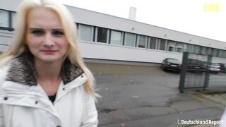DEUTSCHLAND REPORT - Big Natural Boobs German Blonde Mia Whore Gets Enticed And Screwed - AMATEUR EURO