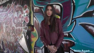 Public Agent Hot Brown Haired Angel having sex in POV Outside