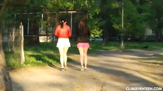 Lascivious lesbian babes are rubbing each other's hairy snatch and moaning coz it feels so banging priceless