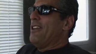 Nasty wench loves playing with two dicks at the same time