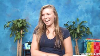 Melissa May is a pleasing golden-haired teen who likes to have sex with her masseur