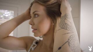 Nicole Aniston is a small titted, blonde chick who likes touching herself while posing stripped