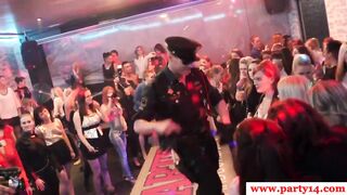 PARTYHARDCORE - Amateur euro women sucking ramrod at party